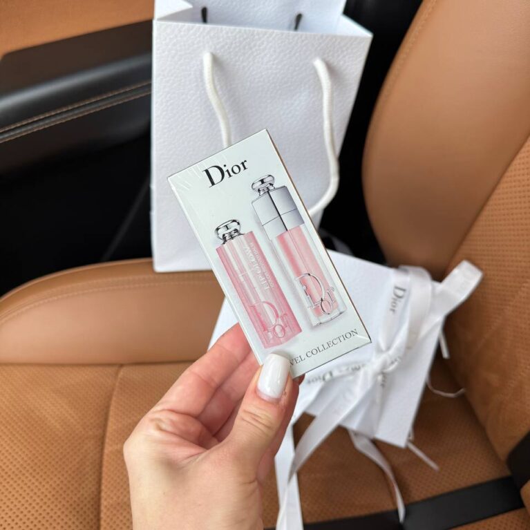 Набір dior addict lip maximizer & lip glow 001 pink